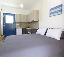 Budget Self Catering Apartments - Naxos. Olga Apartment - main room.